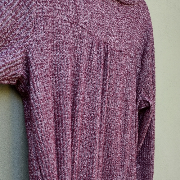 St John's bay Pink Long Sweater with Slouchy Neck Size Large - Picture 7 of 8